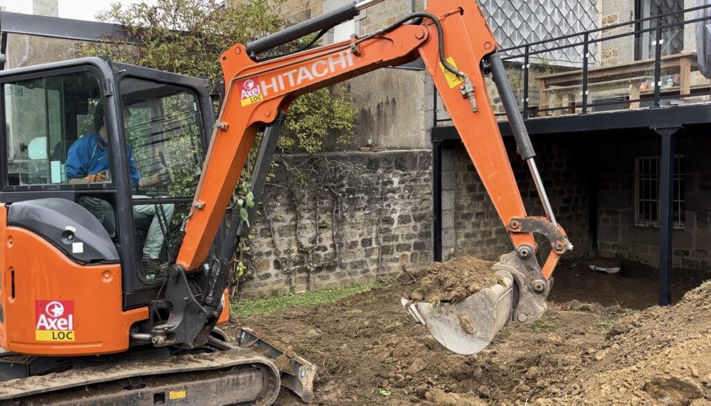 Terrassement et création paysagère près de Flers