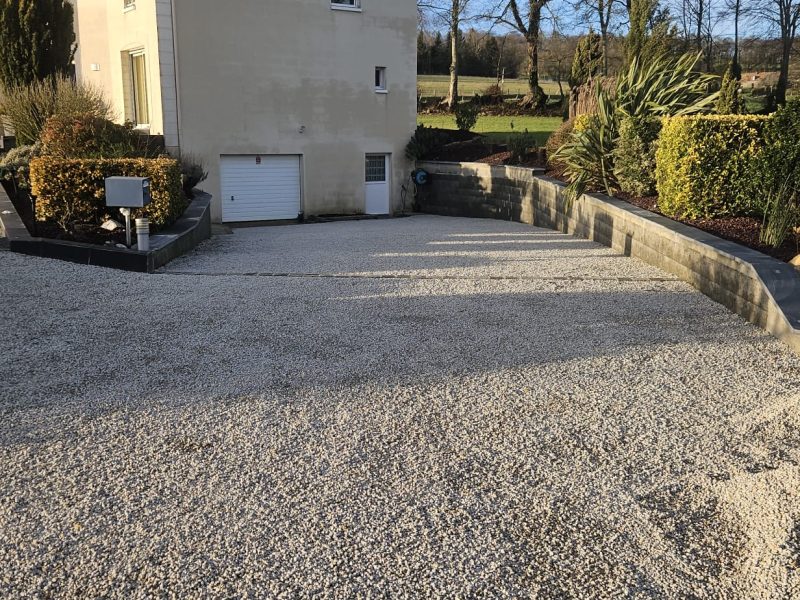 Création d"allée à Sourdeval